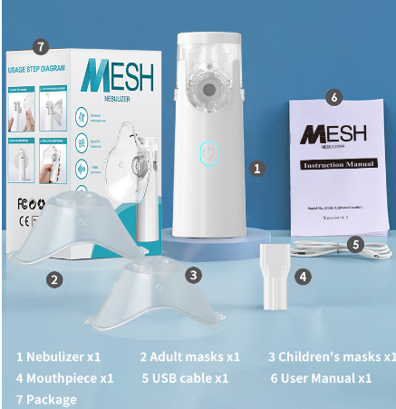 Tragbarer Vernebler Handheld Asthma Inhalator Gerät