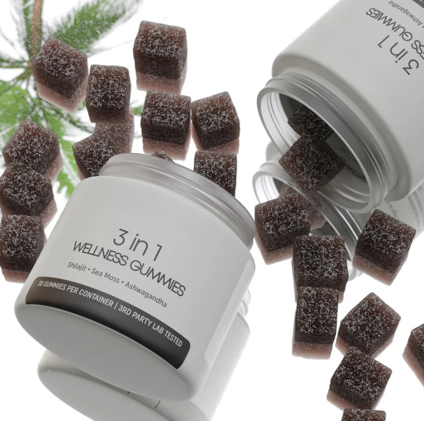 Shilajit 3-in-1 Gummibärchen für Männer