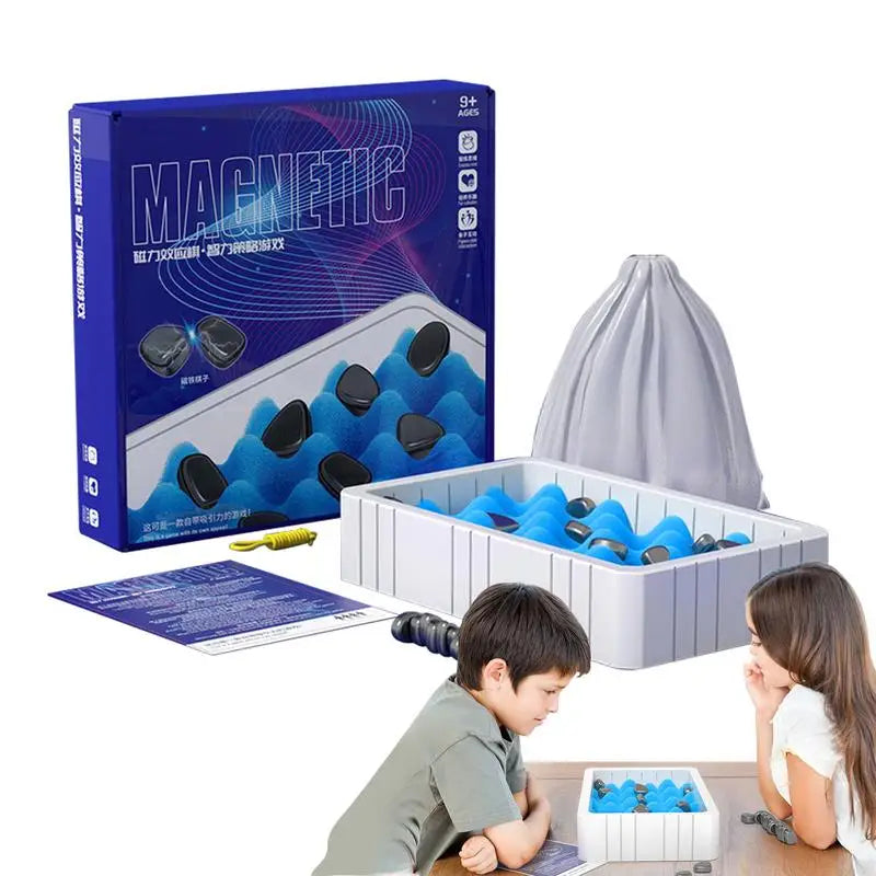 Schachbrett mit magnetischem Effekt