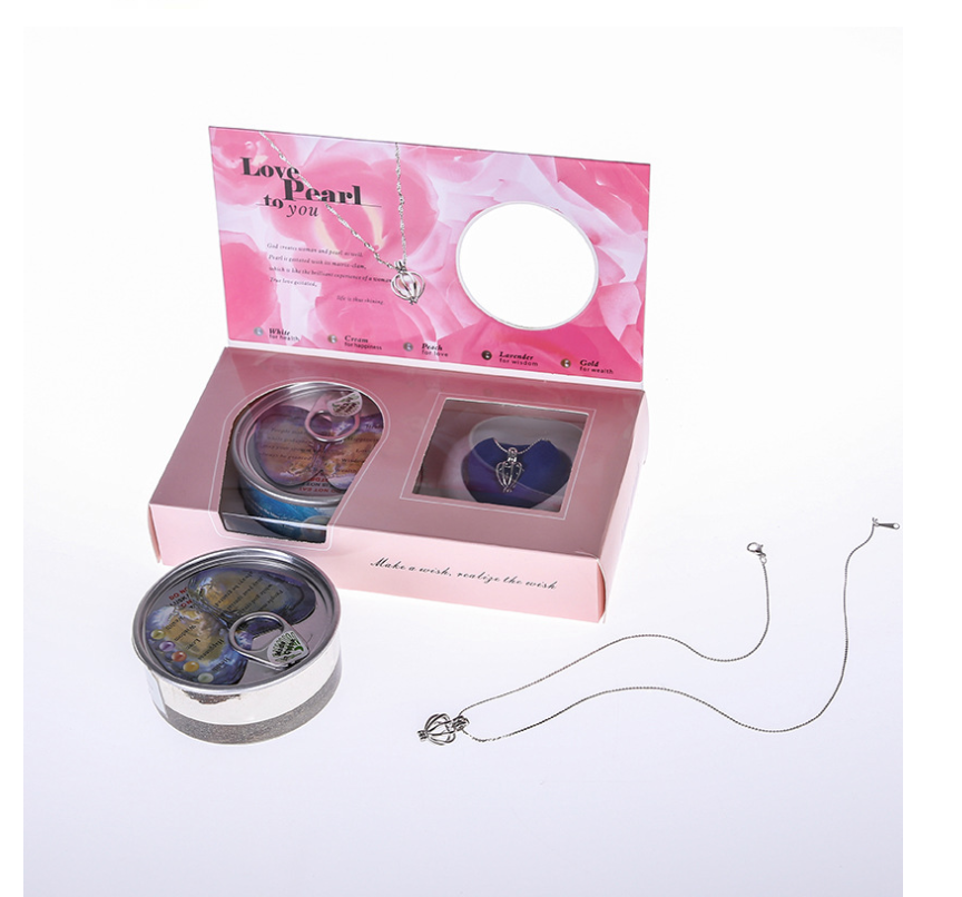 Schmuckgeschenkbox mit Süßwasserperlenkette