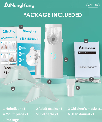 Tragbarer Vernebler Handheld Asthma Inhalator Gerät