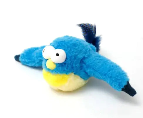 Peluche para mascota en forma de pájaro