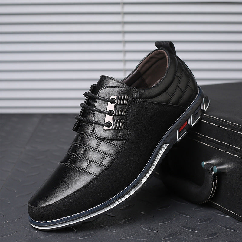 2019 Men's Casual Leather Shoes - Slip-On & Lace-Up