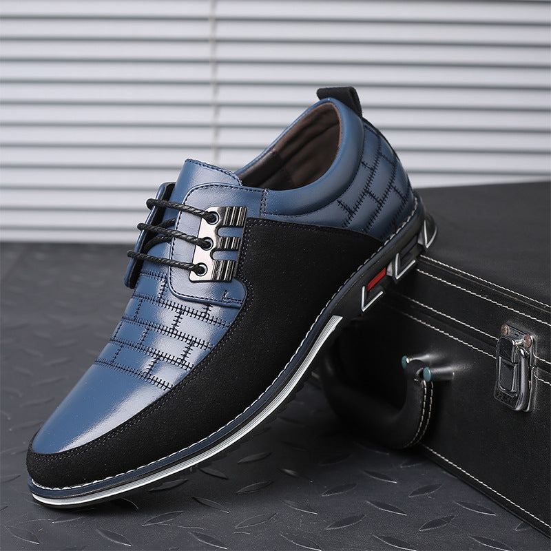 2019 Men's Casual Leather Shoes - Slip-On & Lace-Up