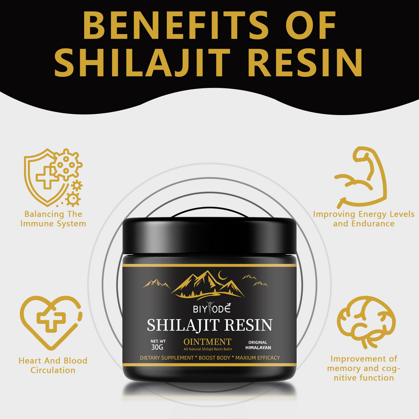 30g Reines natürliches Shilajit-Harz