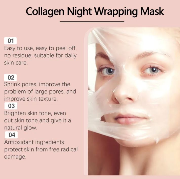 Feuchtigkeitsspendende Kollagen-Peel-Off-Maske